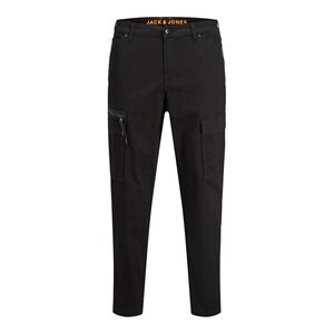 JACK & JONES ACE DEX TAPERED AKM COMBAT TROUSER - BLACK